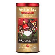 The Republic Of Tea Ginger Peach Black Tea, 50 Tea Bags, Premium Ingredients, Gourmet Longevity Tea N84
