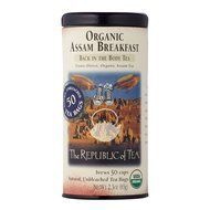 The Republic Of Tea Ginger Peach Black Tea, 50 Tea Bags, Premium Ingredients, Gourmet Longevity Tea N86