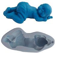 O.K Molds sleeping baby silicone cake decorating fondant gompaste supply M4682