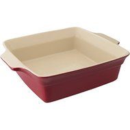 Geminis Red Square Baking Dish