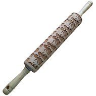 Cat Rolling Pin - Engraved Kissing Cats
