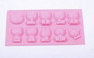 10 Even Jelly Pudding Mold Silicone Cake Moulds Pastry Cookies Molds Household Cake Baking Tools