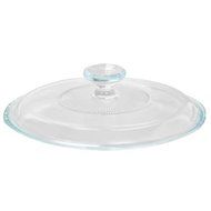 CORNINGWARE French White 2-1/2-qt Fluted Round Glass Cover