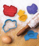Fred &amp; Friends NINJABREAD MEN Cookie Cutters, Set of 3 N16