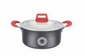 Sunkitchen 3qt sauce pot black color with glass lid