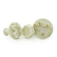 DUFUSTORE Fondant Cake Bread Cookie Decorating Sugarcraft Plunger Cutter Tool Mold Deer