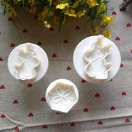 DUFUSTORE Fondant Cake Bread Cookie Decorating Sugarcraft Plunger Cutter Tool Mold Deer N6