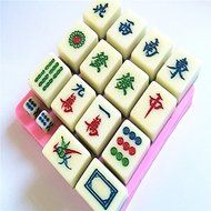 dipshop DIY Baking Mould Sugar Cookies Decorating China Wind Mahjong Chocolate Cake shopping N4