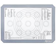 Aprince Silicone Baking Mat Set of 2 (Thick &amp; Large 11 5/8" x 16 1/2") / Non-Stick Cookie Sheet / Non Stick Silicon... N8