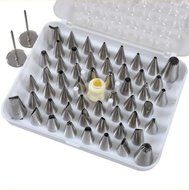 Hot Bestseller 52 pcs Icing Piping Nozzles Tips Set Cake Decorating Sugar craft Fondant Dessert by Sugarcraft