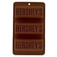 Hershey Bar Silicone Cake Pan Mold (10417H) - Size 6.5" x 11" - 3 Cavity