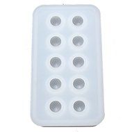 "13x7.2x2cm Crystal Ball Spherical Silicone Mold Handmade Marking DIY Jewelry Tools (2#)" shopping N2