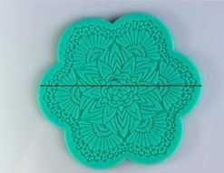 Flower Lace Shaped Chocolate Candy Jello 3d Silicone Mold Soap Mould Cartoon Figre Cake Tools