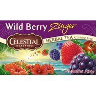 Celestial Seasonings Wild Berry Zinger Herbal Tea, 20 Count (Pack of 6)