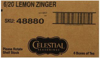 Celestial Seasonings Wild Berry Zinger Herbal Tea, 20 Count (Pack of 6) N27