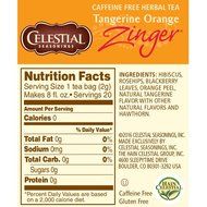 Celestial Seasonings Wild Berry Zinger Herbal Tea, 20 Count (Pack of 6) N39
