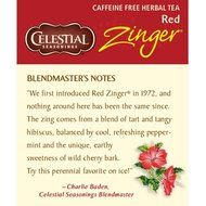 Celestial Seasonings Wild Berry Zinger Herbal Tea, 20 Count (Pack of 6) N48