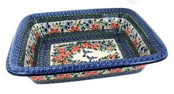 Polish Pottery Maria Medium Rectangular Baker