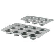 SilverStone Simply Baking Muffin Pans, Set of 2