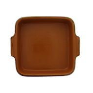 French Home 9-Inch White Stoneware Square Baking Dish N2
