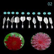 Indexu 10pcs Variation Unique Shaped Design Mini 3D Jelly Gelatin Cake Tools 01# N4