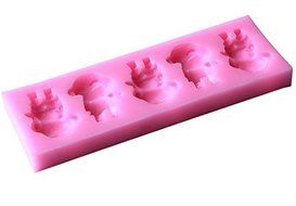 1pcs 3d Famous Carton Boy Shape Silicone Lace Mold Cake Tools, Fondant Bakeware Decorating, Candy, Cookie, Jelly... N2