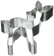 R &amp; M Fawn Cookie Cutter, 4.5-Inch, Silver