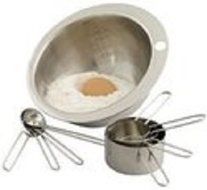 Stainless Steel Mix and Measure Set/basic Essentials