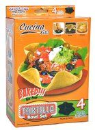 Perfect Baked Tortillas Bowl Maker 4 Set and Microwave Bacon Bowl Novelty Unusual Cookware Gift Set for Her Him... N2