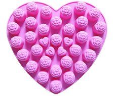 Longzang LOVE rose Silicone mold Cake / Chocolate molds Baking mould