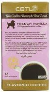 CBTL French Vanilla Coffee Capsules By The Coffee Bean &amp; Tea Leaf, 16-Count Box N3