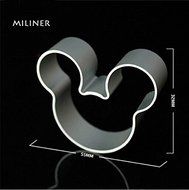 3Pcs/Lovely Cartoon Mickey Mouse Shape Metal Cookie Cutters DIY Baking Tools Fruit Fondant Mold Decorating Biscuit...