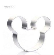 3Pcs/Lovely Cartoon Mickey Mouse Shape Metal Cookie Cutters DIY Baking Tools Fruit Fondant Mold Decorating Biscuit... N3
