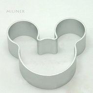 3Pcs/Lovely Cartoon Mickey Mouse Shape Metal Cookie Cutters DIY Baking Tools Fruit Fondant Mold Decorating Biscuit... N4