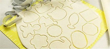 3Pcs/Lovely Cartoon Mickey Mouse Shape Metal Cookie Cutters DIY Baking Tools Fruit Fondant Mold Decorating Biscuit... N7