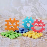 "dipshop Blocks Expression Silicone Cookie Mold Fondant Cake Mould" shopping N5