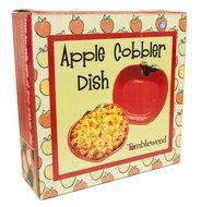 Tumbleweed Pottery Ceramic Apple Cobbler Dish N2
