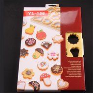 OliaDesign Fondant Cake Biscuit Cookies Cutters and Pastry Mould Tool for Kids, Yellow N4