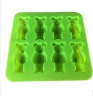 8 Even Little Bear Shape Silicone 3D Cake Mold, Chocolate Mold, Baking Tool N3