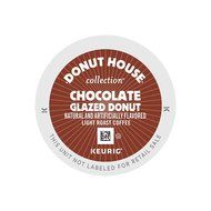 Donut House Collection Chocolate Glazed Donut Keurig K-Cups Coffee, 12 Count N3
