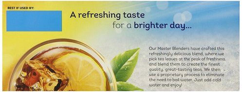 Lipton Black Iced Tea Bags, Cold Brew 50 ct (Pack of 6) N2