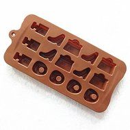 15 Cavity HIGH-HEELS BAG perfume bottle Silicone mold chocolate molds cake DIY mould N2