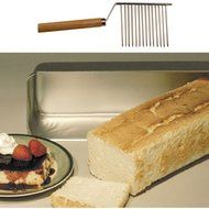 Angel Food Cake Loaf Pan w/Cutter