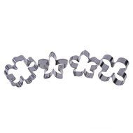 Differ Flower Shape Cake Biscuit Pastry Cookie Cutter Mold Mould Decor New Arrival Set of 4PCS