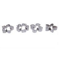 Differ Flower Shape Cake Biscuit Pastry Cookie Cutter Mold Mould Decor New Arrival Set of 4PCS N2