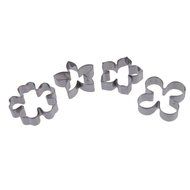Differ Flower Shape Cake Biscuit Pastry Cookie Cutter Mold Mould Decor New Arrival Set of 4PCS N4