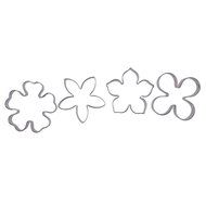 Differ Flower Shape Cake Biscuit Pastry Cookie Cutter Mold Mould Decor New Arrival Set of 4PCS N5