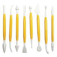 SIO Set of 46pcs Cake Tools Flower Fondant Cake Sugarcraft Cake Decorating Kit Cookie Mold Cake Mould Cutter Baking... N3