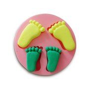 Wocuz W0362 4 Human Faces Candy Making Silicone Mold Cake Decoration Mould Fondant Chocolate Small Pastry Tool N3
