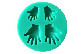 Wocuz W0362 4 Human Faces Candy Making Silicone Mold Cake Decoration Mould Fondant Chocolate Small Pastry Tool N8